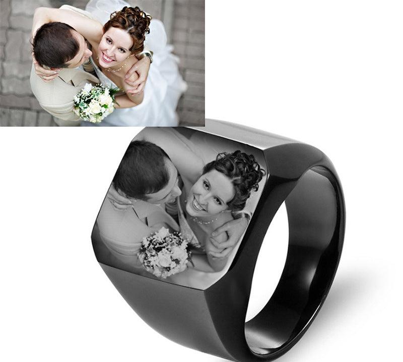 Custom photo ring