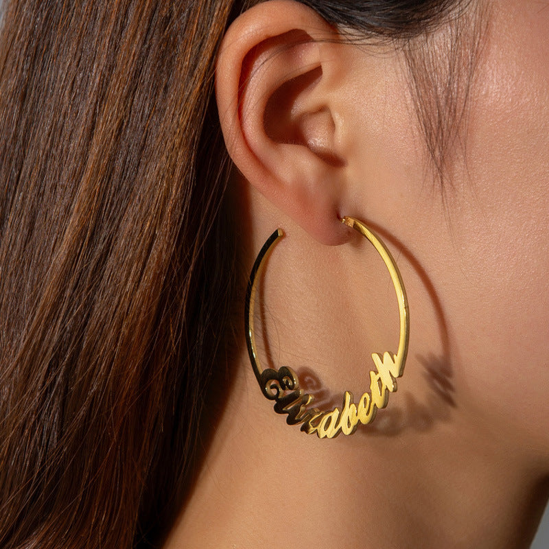 "Effortless Fashion Earrings in stainless steel – perfect minimalist studs for everyday wear."
