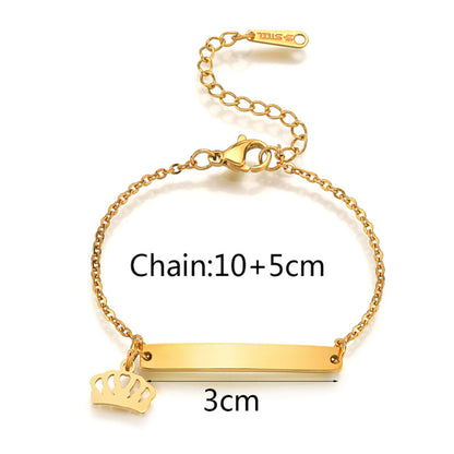 Kiddo Curve Engraved Bracelet