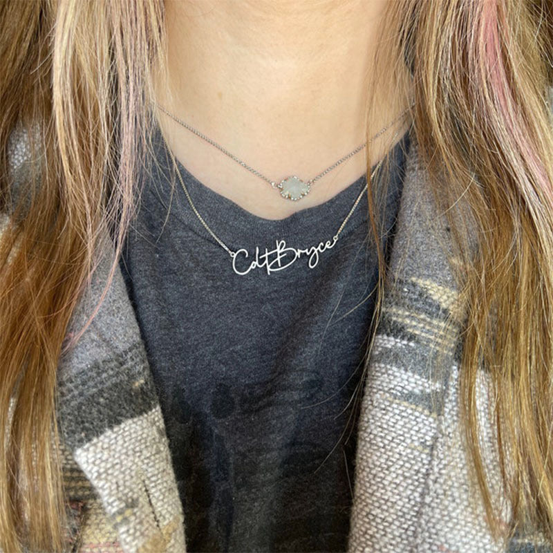 necklace with name on it